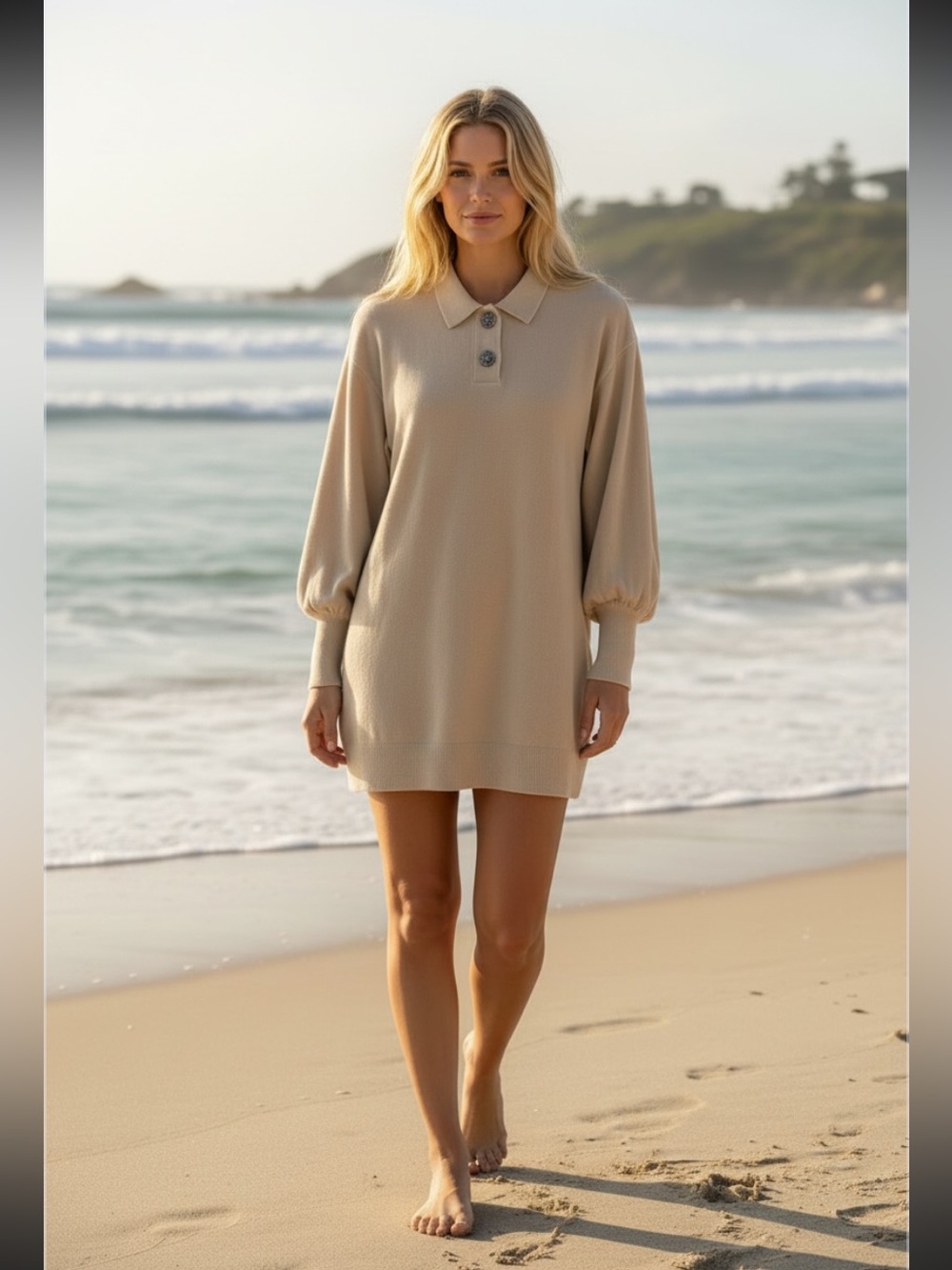 Burberry Cashmere Vintage Cream Women's Sweater